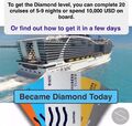 MSC Crociere Diamante Card Lifetime Voyagers Club Anleitung