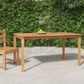 vidaXL Garten-Esstisch 150x90x75 cm Massivholz Teak