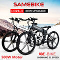 SAMEBIKE 26 Zoll Elektrofahrrad Mountainbike E-Bike 35km/h Fahrrad Pedelec MTB