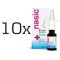 10x Nasic Nasenspray für Kinder, 10 ml,  PZN 01356124