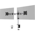 DURABLE Monitor-Halterung SELECT 509523 silber für 2 Monitore, Tischklemme,...