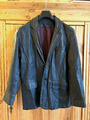 Herren LEDERJACKE von HEINE / Gr 54 L-XL / Vintage Leder-Blazer