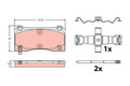 TRW Bremsbelagsatz Scheibenbremse GDB2448 für BMW 3er F30 F80 4er F32 F82 2er