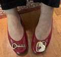 Pretty Ballerinas Ballerina Hart and Key  Schuhe Damenschuhe Rot Gr. 38