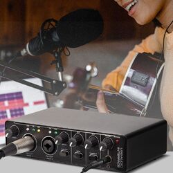 Professionelles Audio Interface für Gitarren-Live-Auftritte und Aufnahmen