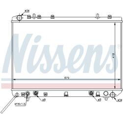 Kühler Motorkühler Autokühler NISSENS für Daewoo Musso FJ Ssangyong