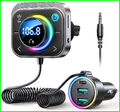 JOYROOM Bluetooth 5.3 FM Transmitter Bluetooth Adapter Auto Freisprechanlage 30W