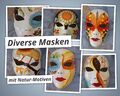 Maske mit Naturmotiv 2. Wahl Maskenball Fasching Karneval 1292469-9247413