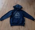 JAKO-O Kapuzen-Sweatshirt Hoodie 92/98 dklblau"HIER SIND WIR DIE HELDEN" Tasche 