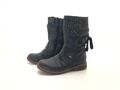 Rieker Damen Stiefel Stiefelette Ankle Boots Schwarz Gr. 39 (UK 6)