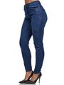 Tazzio Jeans Damen High Waist Skinny Fit Jeanshose Stretch Denim Hose