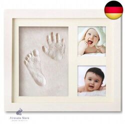 Baby Handabdruck und Fußabdruck Set,PewinGo Gipsabdruck Abdruck/Abdruckset mit 