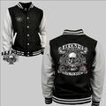 Biker Jacke College Chopper Bobber Motorrad Classic-Harley Motiv Biker *4240