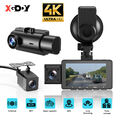 XGODY DashCam 4K 3840×2160P HD Auto Kamera WIFI KFZ Video Recorder GPS Wifi 3''