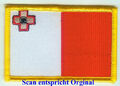 ✔️ BESTICKTER Aufnäher Fahne  Flagge Malta  Aufbügler  Patch ✔️