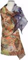 Schal Leinen Digital bedruckt Multicolor Sommer scarf multicolor linen summer 