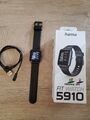 Hama Fit Watch 5910 Smartwatch Activity Tracker mit GPS Schwarz