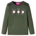 Kinder Langarmshirt mit Tieren Rundhalsausschnitt Pullover Sweatshirt T-Shirt vi