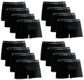 10er Pack Herren Boxershorts Retroshorts Baumwolle Unterhose Unterwäsche Schwarz