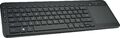 Microsoft All-in-One Media Keyboard (Tastatur mit Multi-Touch Trackpad) schwarz