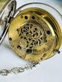 Spindel Taschenuhr Spindeluhr Verge Robinson London Pocket Watch Spz4