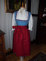 Original STEINDL DIRNDL Trachten Kleid LANDHAUS Kleid Froschgoscherln Gr. 44/46