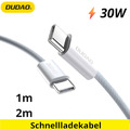 USB C auf USB C Ladekabel 1m 2m Schnellladekabel für Samsung Xiaomi 30W Dudao