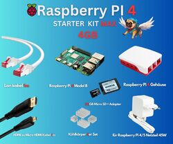 Raspberry Pi 4 Computer Modell B  2GB /4GB / 8GB Starter Max ✅🔥