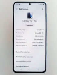 Samsung Galaxy S21 5G Smartphone 128GB Phantom Grau