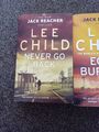 3 X LEE CHILD JACK REACHER MAKE ME ECHO BURNING NEVER GO BACK ALL PBS Sehr guter Zustand