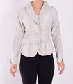 Carlo Colucci Damen Jacke Jacket Gr.38 Sakko tailliert Creme Beige 115094