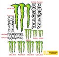 14x Monster Energy Sticker Aufkleber Decals Tuning Racing