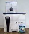 Sony Playstation 5 PS5 Disc Edition + Controller + Pulse 3D Headset + Spiel