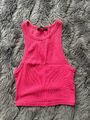 Zara Top Croptop Bauchfrei Pink Gr. S 