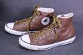 Converse All Star Classic HI Sneaker Chucks Gr. 40 braun Leder Fell CH3-435