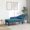 Chaiselongue Couch Sofa Polsterliege Loungesofa Relaxliege Kissen Samt vidaXL