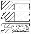 GOETZE ENGINE 08-287500-00 Kolbenringsatz Kolbenringe für SSANGYONG MUSSO (FJ)