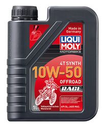 LIQUI MOLY Motoröl Motorbike 4T Synth 10W-50 Offroad Race 3051 1 Liter Kanister