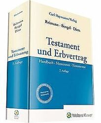 Testament und Erbvertrag: Handbuch – Mustertexte – Komme... | Buch | Zustand gutGeld sparen und nachhaltig shoppen!