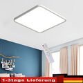 LED Deckenleuchte Dimmbar Wohnzimmer Flurlampe Deckenlampe mit Fernbedienung