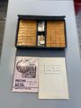 Antikes Hong Kong Mah Jong Set komplett 144 Fliesen im Koffer + Booklet TOP!