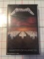 MC- METALLICA - Master of Puppets Tape Kassette Original 1986 Roadrunner Pro.