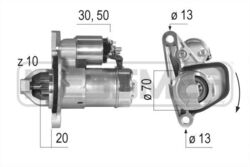 ERA 220579A Starter passend für NISSAN RENAULT