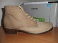 TAMARIS FRAUEN DAMEN SCHUHE STIEFELETTEN NUBUK LEDER Gr. 38 Beige