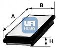 UFI Luftfilter Filtereinsatz für Honda CRX II 1.6i 16V Civic IV Stufenheck 1.5i