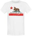 Fallout T-Shirt Herren New California Republic weiß Fan-Merch, Gaming