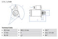 BOSCH 0 986 018 340 Starter für ,AUDI,SKODA,VW,VW (SVW)