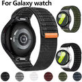 Nylon Armband Ersatz für Samsung Galaxy Watch 6 4 Classic 4 5 6 7 FE 40-44-47mm