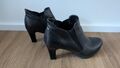 Tamaris Damen Stiefel Gr. 37 Stiefeletten Ankle Boots Komfortschuh Schwarz