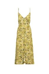 Baum und Pferdgarten Midikleid in Gelb mit Allover-Flowerprint